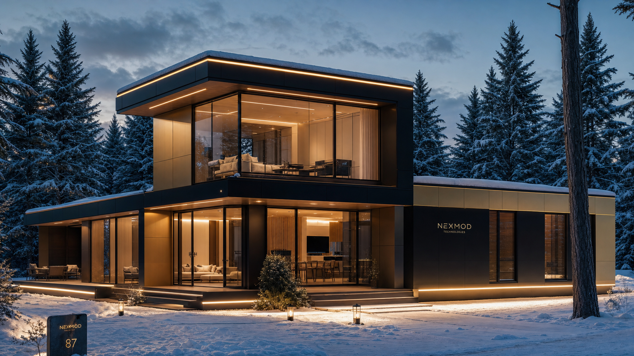 NexMod Technologies Luxury Volumetric Modular Showcase